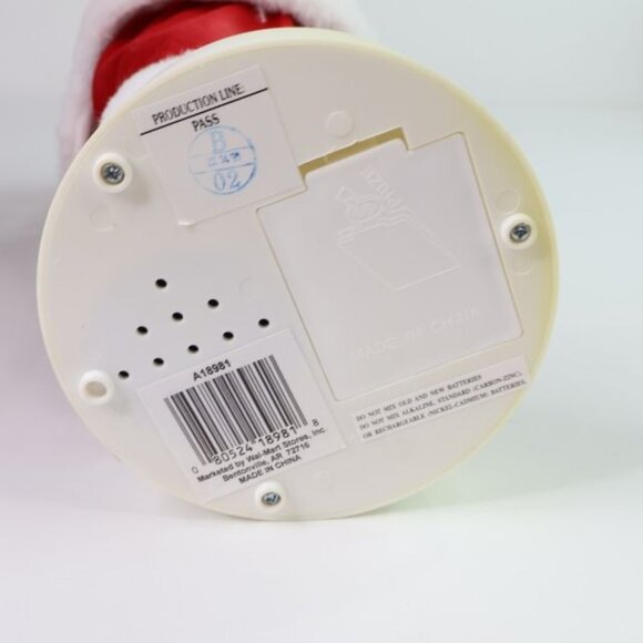 Vintage Motion-ettes Santa Claus Animated Christmas Figure Musical Animated - Picture 8 of 11